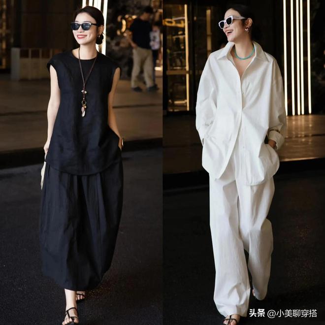 这个夏天可以试试“黑白穿搭”原来越简洁越高级(图10)