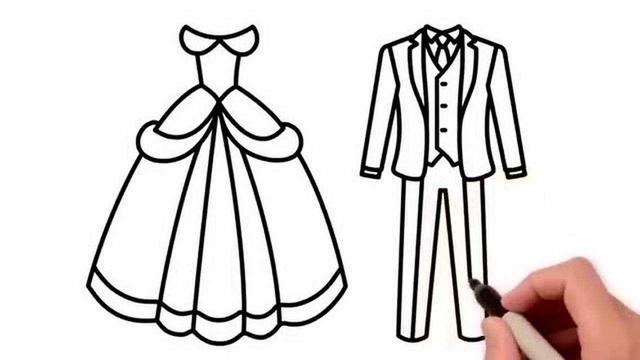 简笔画纸娃娃的衣服怎么画(图2)
